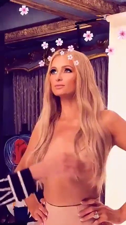 Paris Hilton Sexy Topless Pics Gifs Video Thefappening