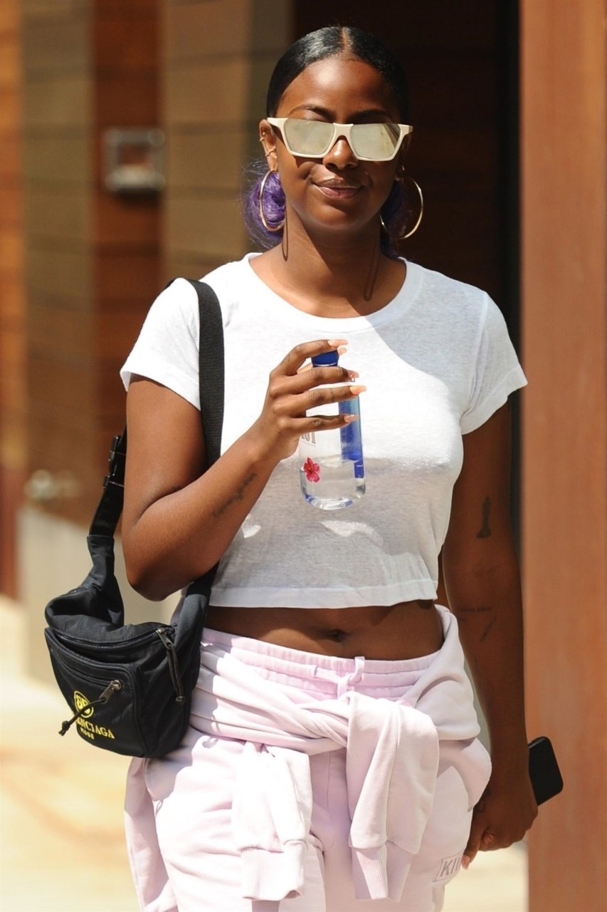 Justine Skye Braless 9 Photo