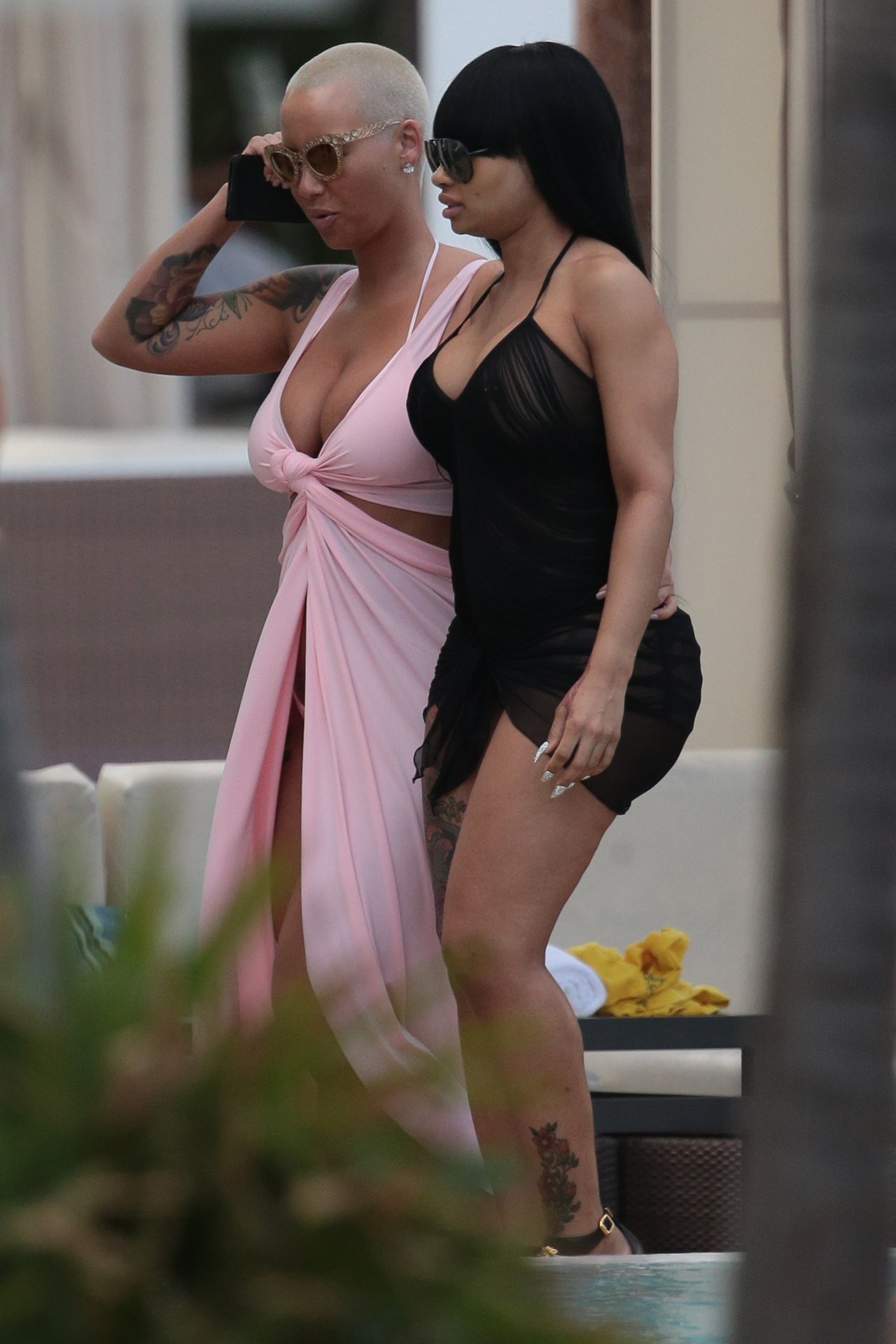 Amber Rose Sexy Blac Chyna See Through Photos Thefappening