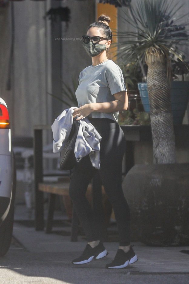 Olivia Munn Exits The Gym Moments Before Jonah Hill Photos