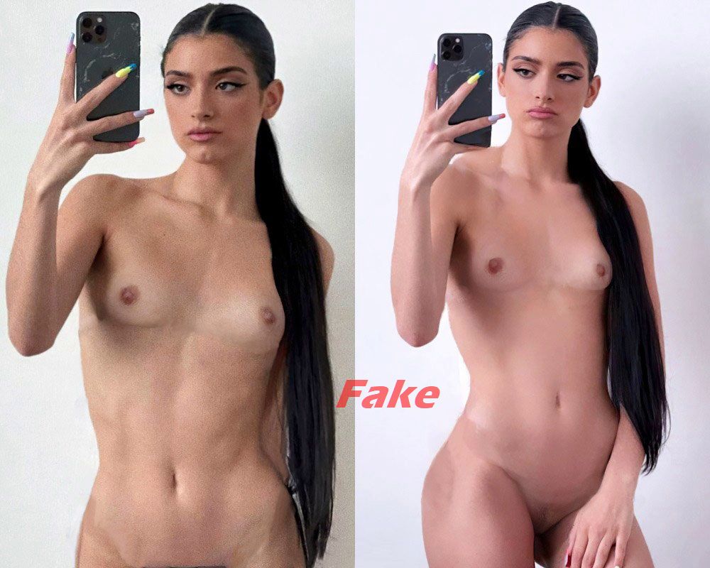 Dixie DAmelio Nude Selfies Budding Breasts Progression 8 Pics