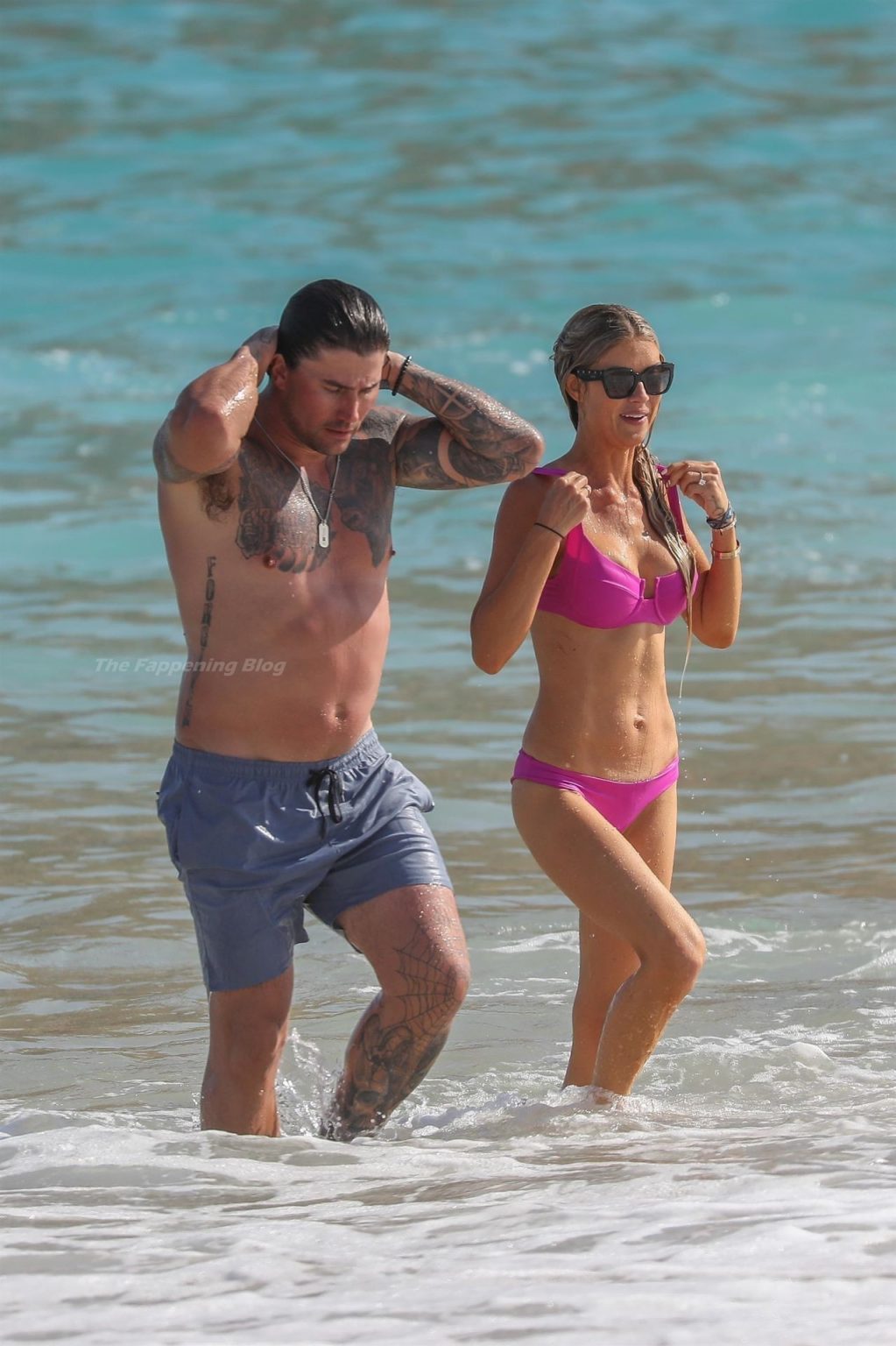 Christina Haack Looks Hot In A Pink Bikini On The Beach In Cabo