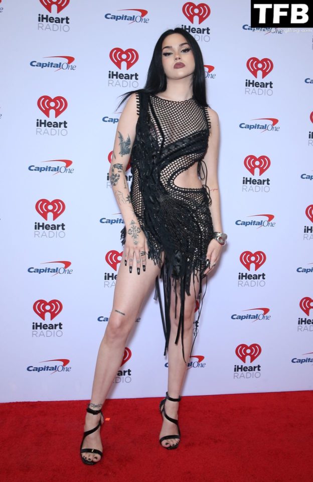 Maggie Lindemann Flaunts Her Sexy Legs Tits At The Iheartradio Music