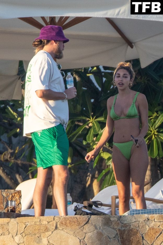 Chantel Jeffries Slips Into A Green Bikini As She Vacations With Diplo