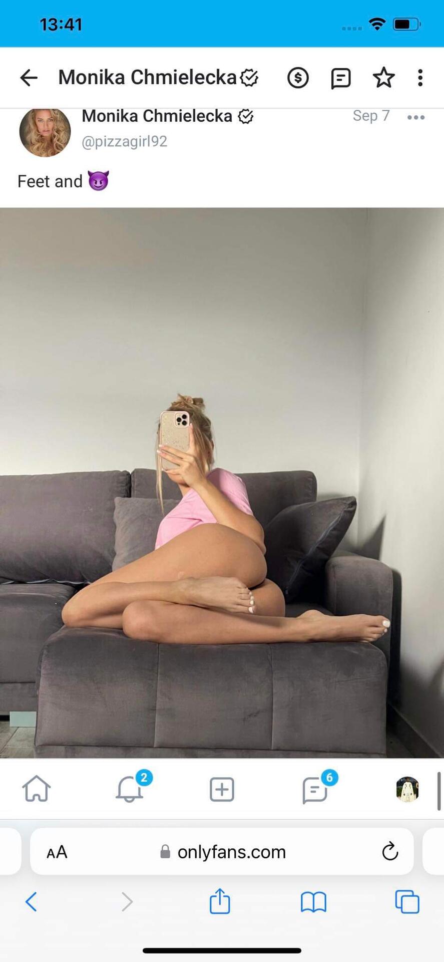 Monika Chmielecka / pizzagirl92 Nude OnlyFans Leaks 1