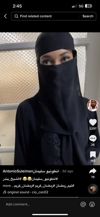 Antonio Suleiman Niqab / Hijab Nude Leaks Photo 3