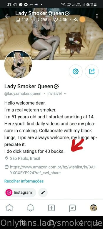 lady.smoker.queen Nude Leaks Photo 40
