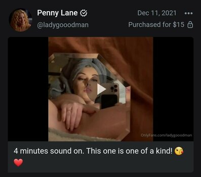 ladygooodman / Penny Lane Nude Leaks Photo 13
