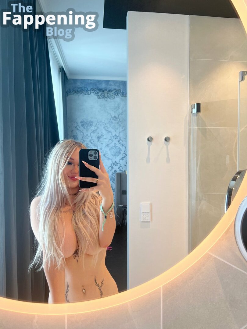 A soft toucha suggestive pose