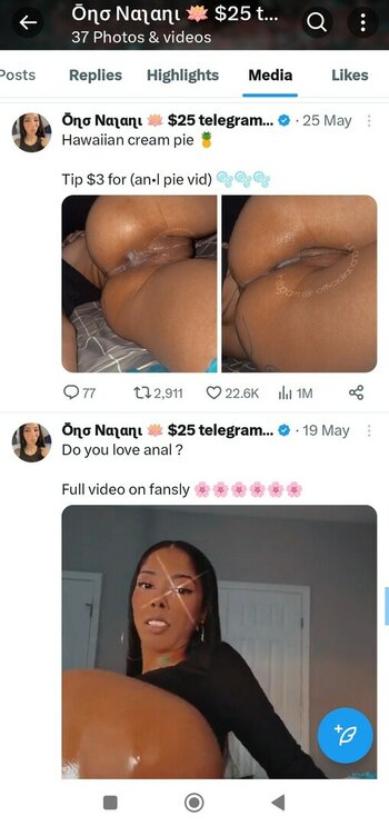 Ono Nalani / OnoNalani / buddhaatemypussy / ono_bakes / sweetnesfucked Nude Leaks Photo 1