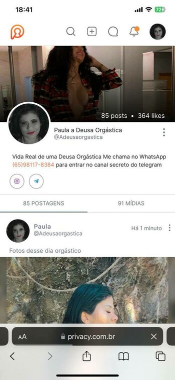 Paula A Deusa Orgástica / Adeusaorgastica / paulaglobalorgastica Nude Leaks Photo 10