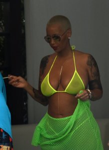 Amber Rose Green Bikini 003.jpg