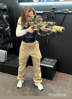 Chrysti Anne (Ninja Steel Pink) at SHOT Show in Vegas1.jpg
