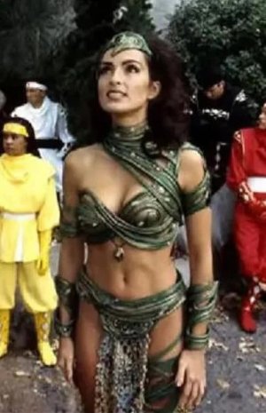 Mariska Hargitay as Dulcea in 'MMPR The Movie' (1995) - a few surviving pics before she was fi...jpg