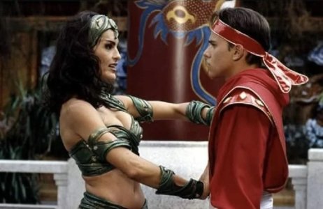 Mariska Hargitay as Dulcea in 'MMPR The Movie' (1995) - a few surviving pics before she was fi...jpg