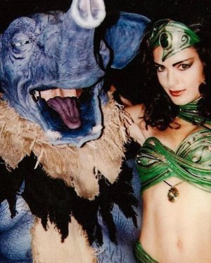 Mariska Hargitay as Dulcea in 'MMPR The Movie' (1995) - a few surviving pics before she was fi...jpg