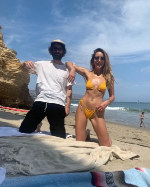 .3Chloe Bennet - wearing a bikini at a beach O526hI35_o.jpg