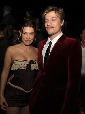 millie bobby brown with jake bongiovi & david harbour at the after party of stranger things 5 ...jpg