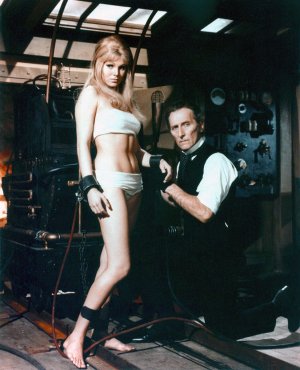 Susan Denberg, August 1966, with Peter Cushing in a publicity still.jpg