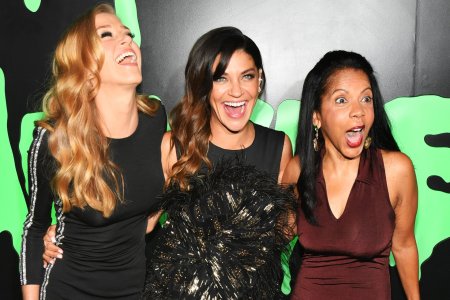 Huluween Party at New York Comic Con, New York US__2_ with Jessica Szohr and Penny Johnson.jpg