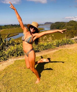 Miriama Smith - Elsa from Dino Thunder Bikini 1.jpg