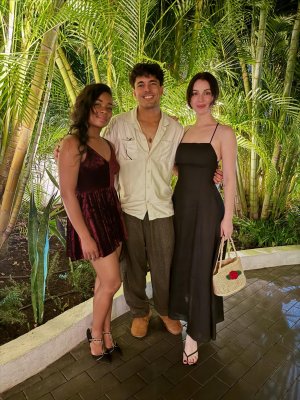 Adelaide Kane - wearing black dress in Barbados.jpg