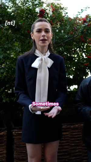 Kiernan Shipka in black mini dress & white socks 14.jpg