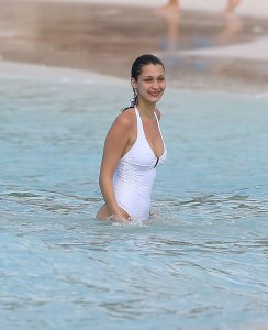 Bella Hadid in White Swimsuit 10.jpg