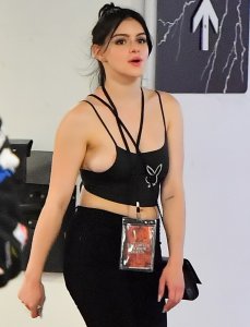 Ariel Winter’s nipple and half of her bulbous breast slip out the side of her Playboy tank top9.jpg