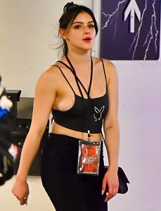 Ariel Winter’s nipple and half of her bulbous breast slip out the side of her Playboy tank top9a.jpg