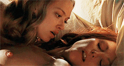 Images taken from a lesbian sex scene in the movie Chloe (2009). 