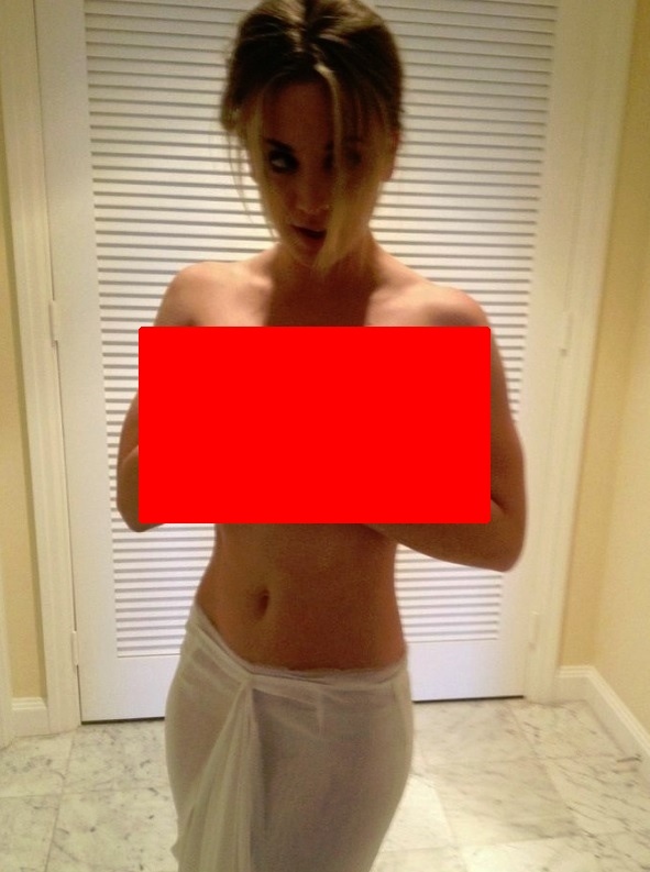 Kaley Cuoco Naked (2 New Photos)