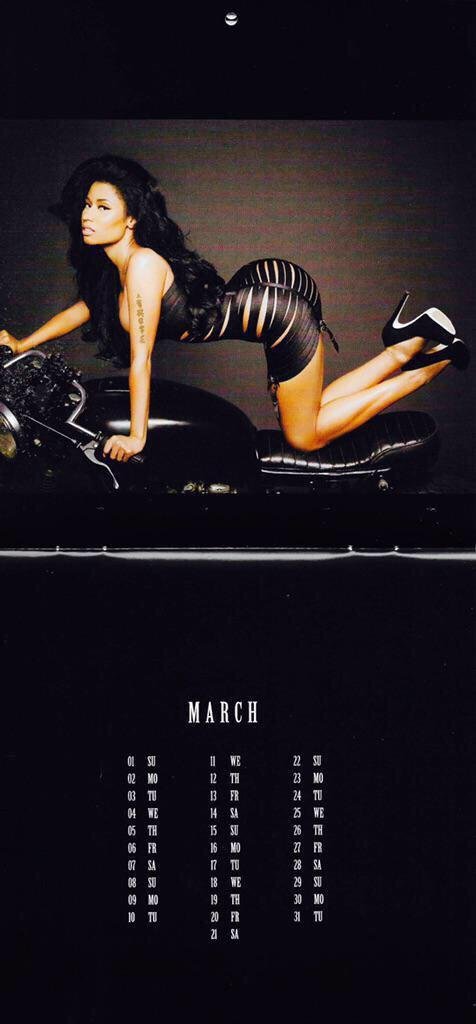 Nicki Minaj’s 2015 Calendar