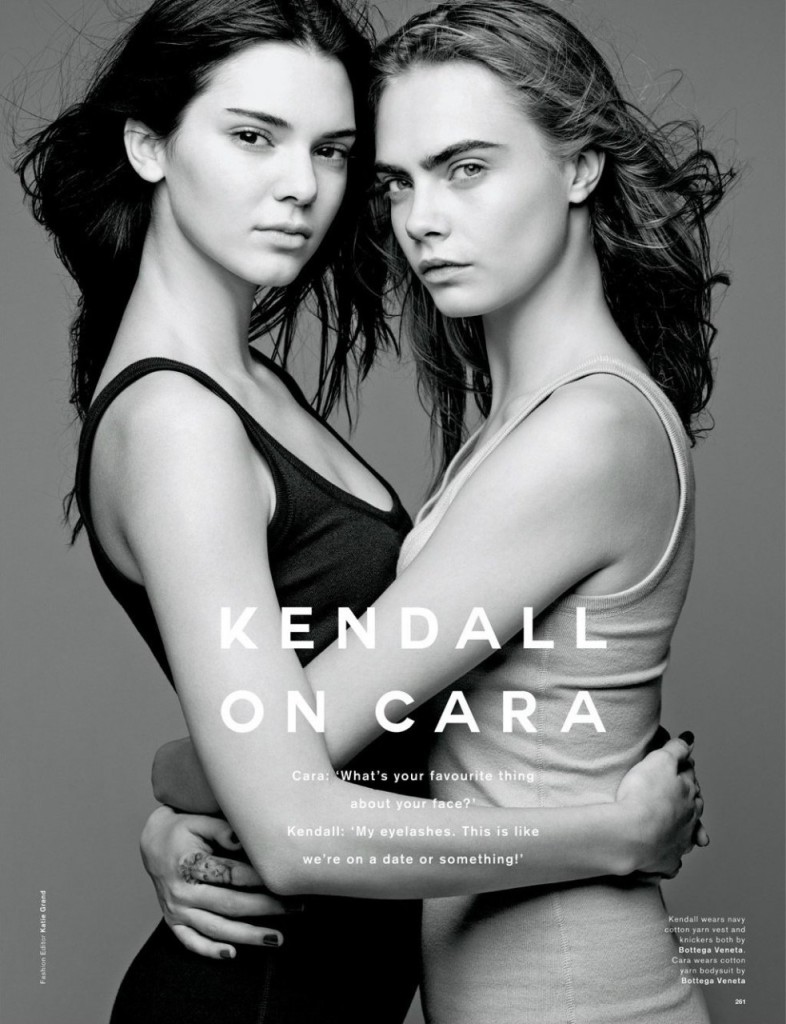 Cara Delevingne &amp; Kendall Jenner in Love Magazine (7 Photos)