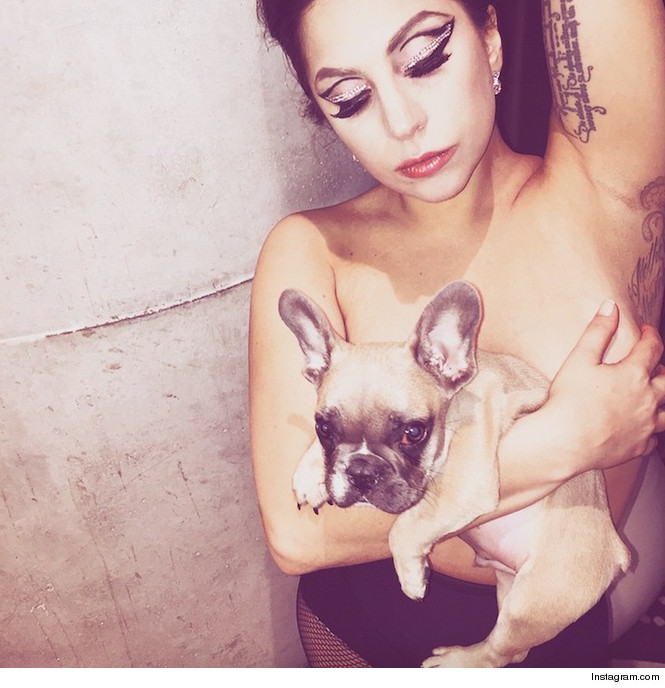 Lady Gaga Topless (1 Photo)