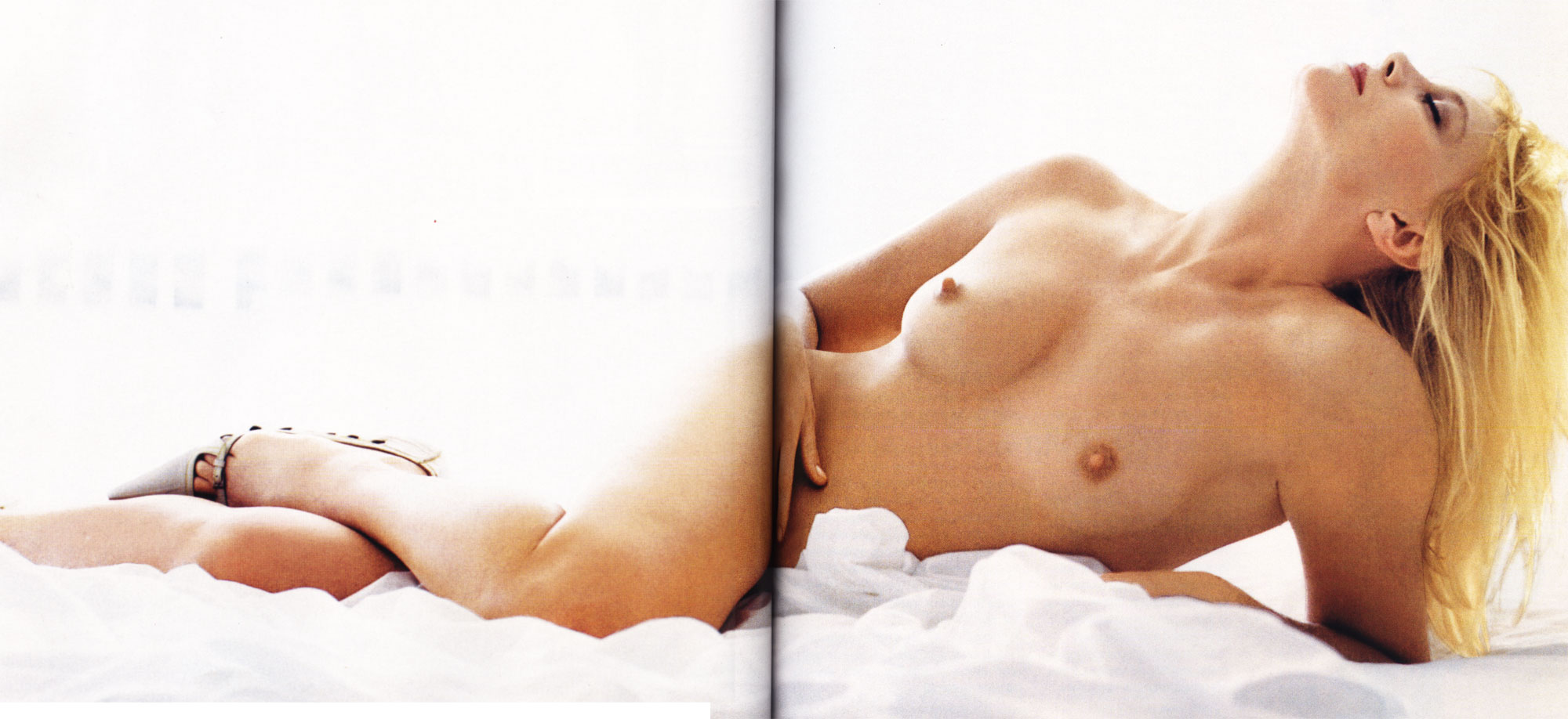 Continue reading. →. Photos of naked Peta Wilson from Playboy (2004). 