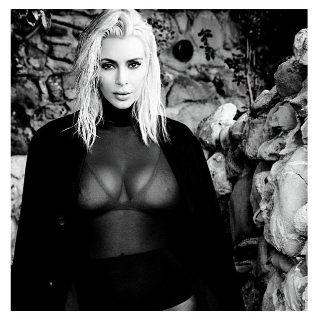 Kim Kardashian Cleavage (2 Photos)