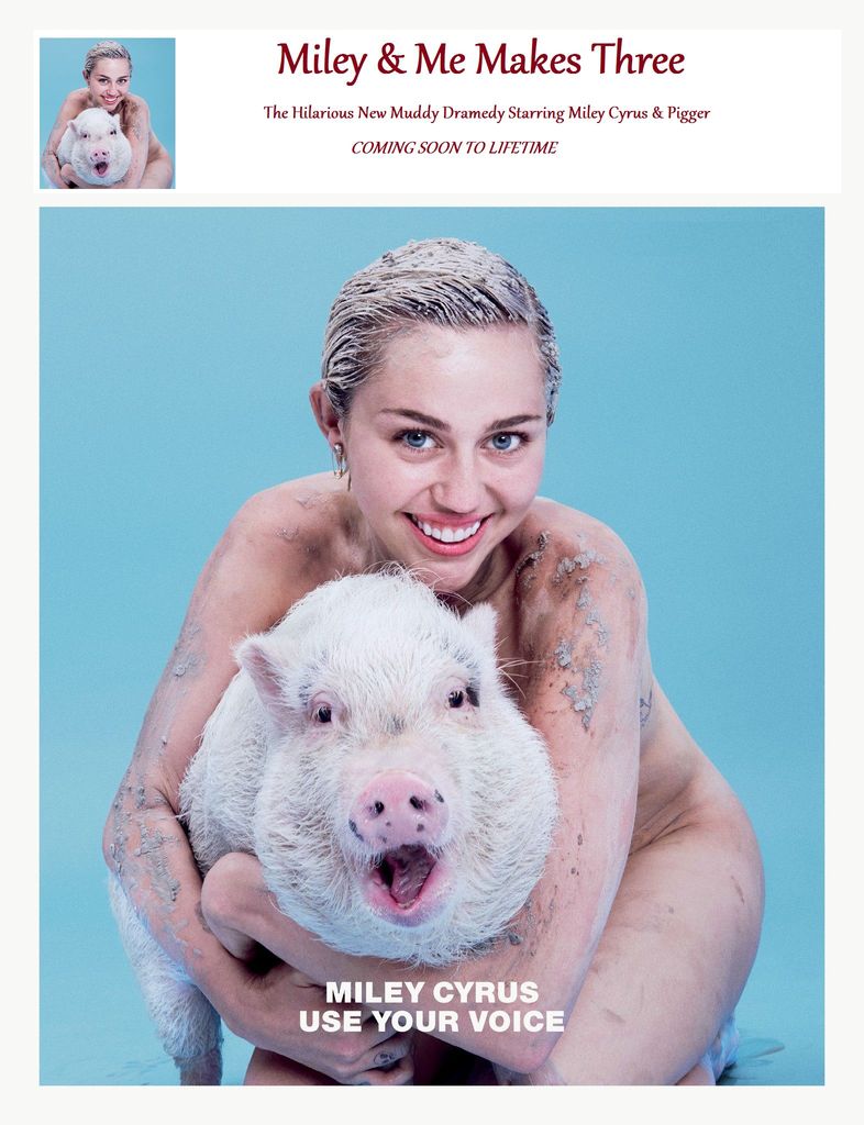 Miley Cyrus Nude (2 Photos)