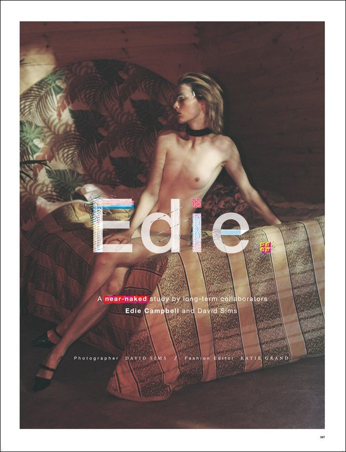 Edie Campbell Topless (4 Photos)