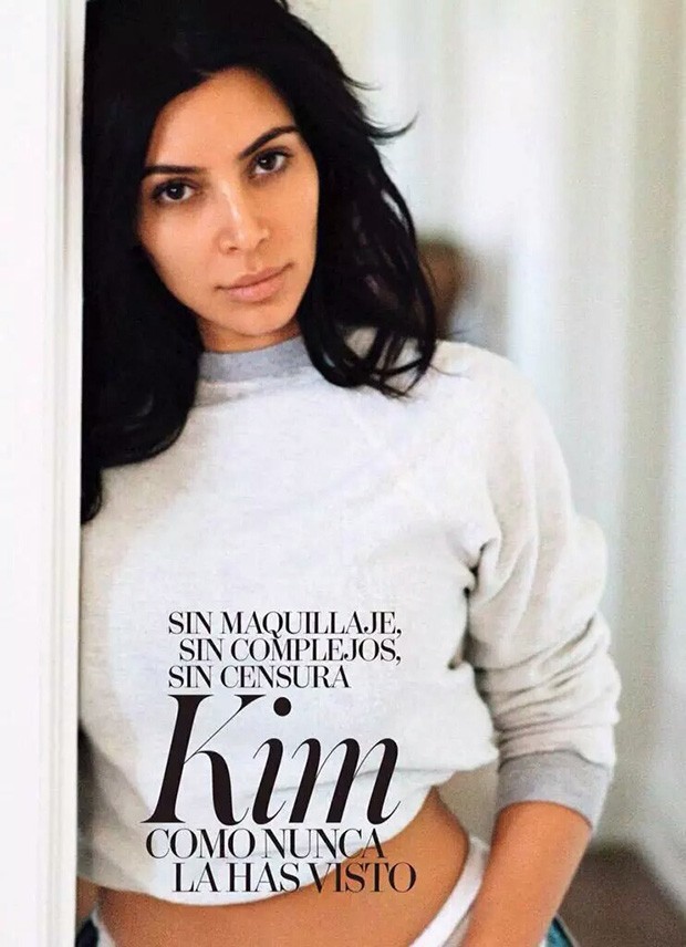 Kim Kardashian No makeup (7 Photos)