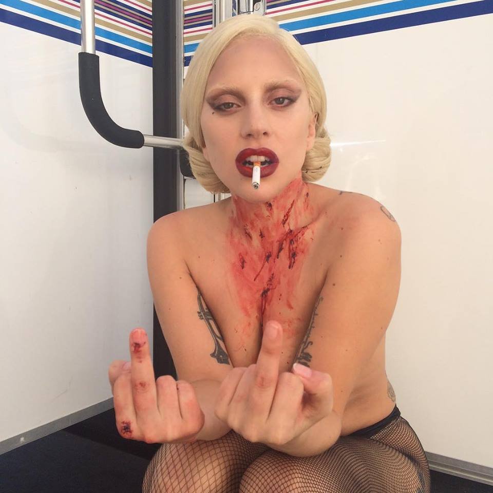 Lady Gaga Topless (1 Scary Photo)