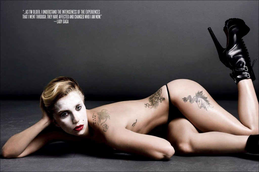 Lady Gaga Topless (9 Photos)