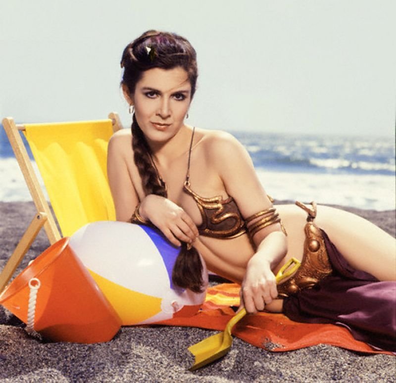 Carrie Fisher Sexy (9 Photos)