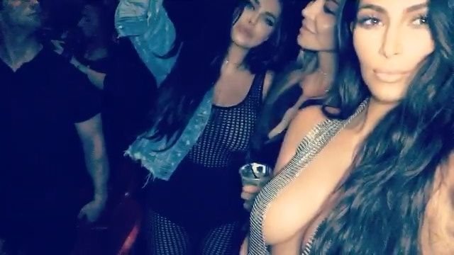 Kim Kardashian Cleavage (18 Photos &amp; 4 Videos)