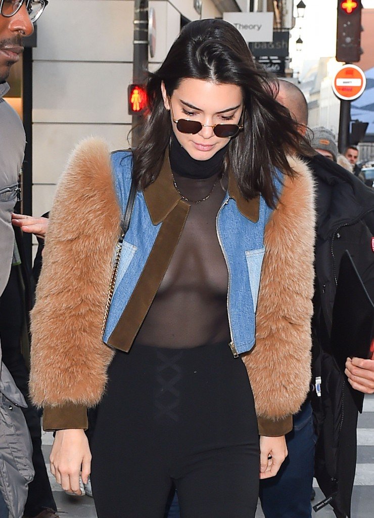 Kendall Jenner Braless (42 New Photos)