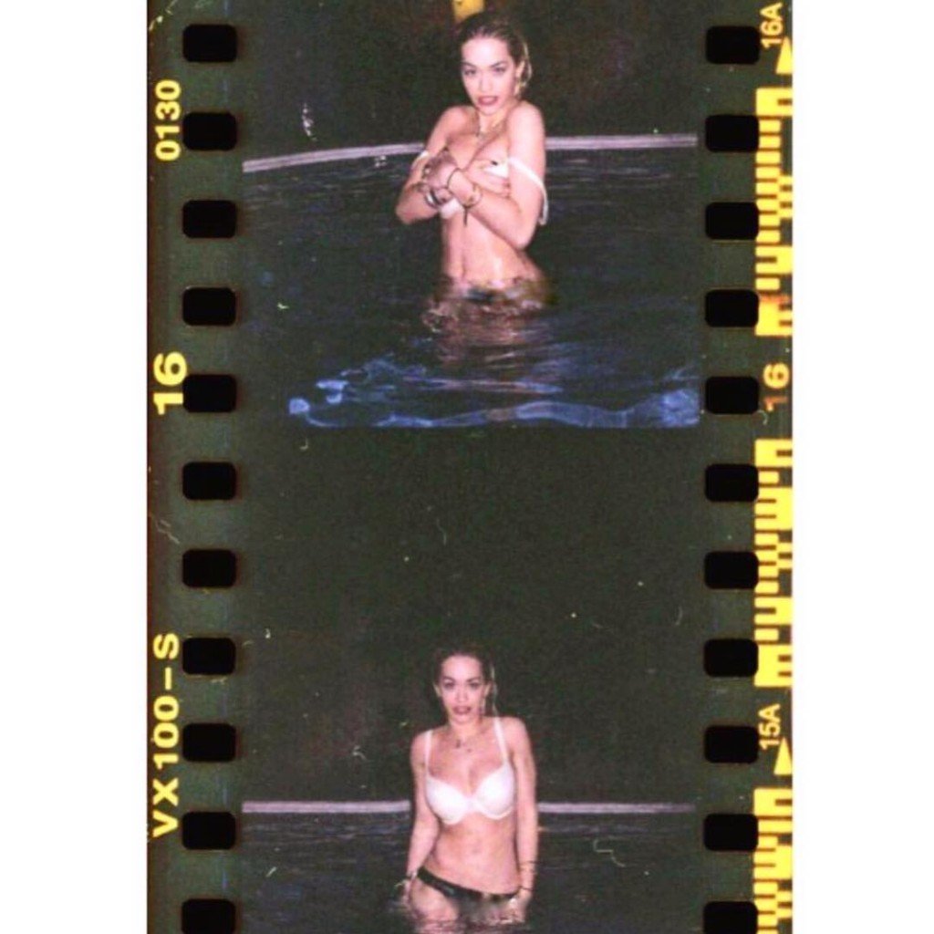 Rita Ora Topless (6 Photos + GIFs)