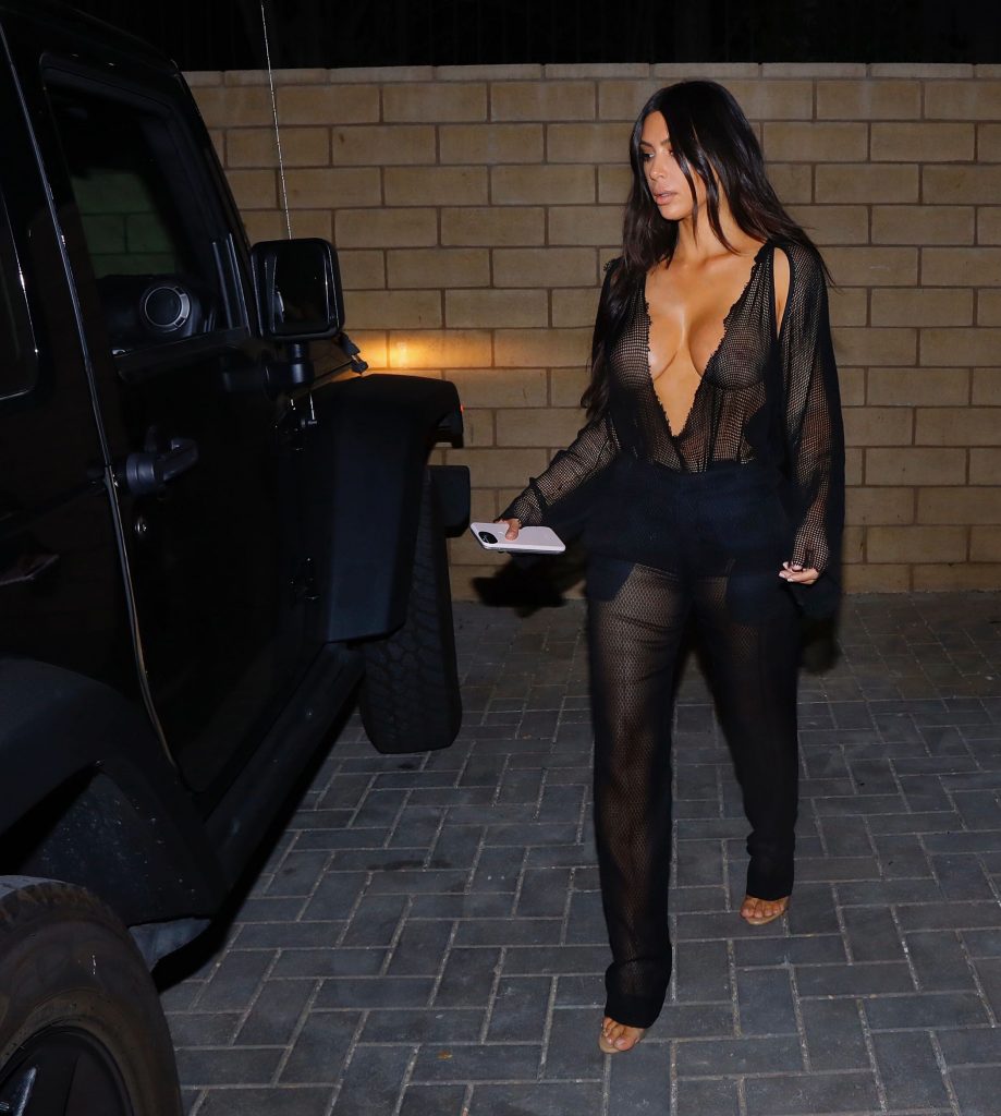 Kim Kardashian See Through (9 Photos)