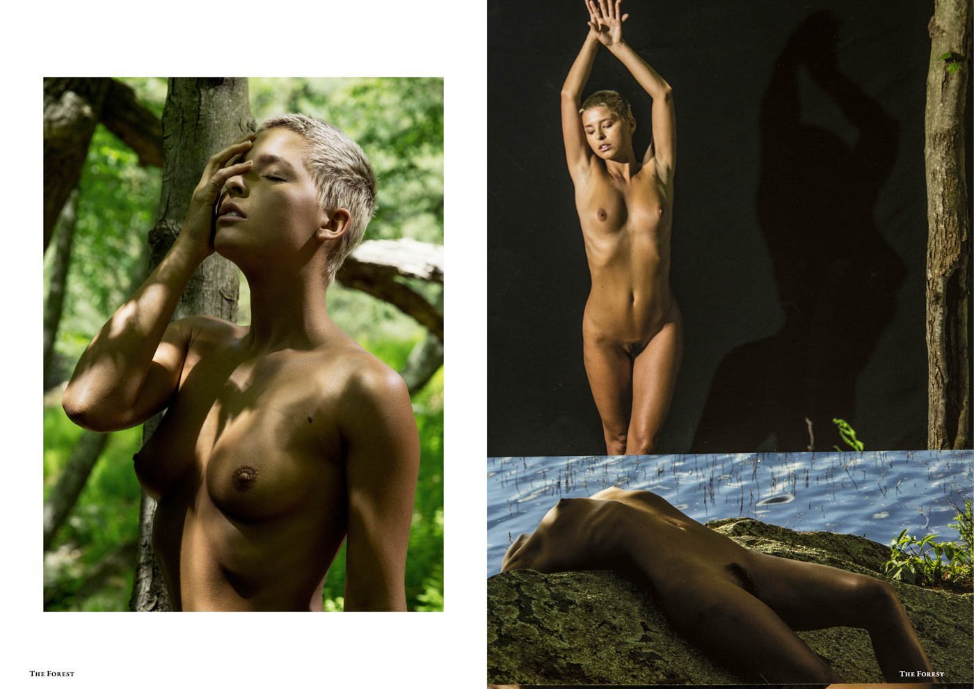 Nude belgian artist dancing