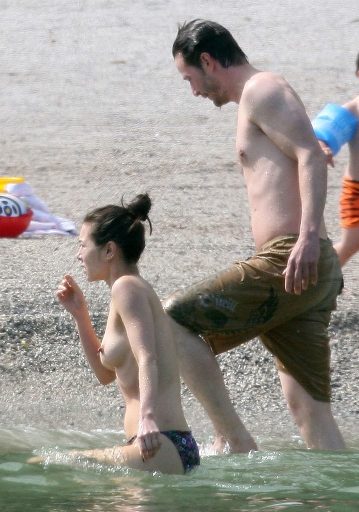 China Chow Goes Topless At The Beach (28 Photos)