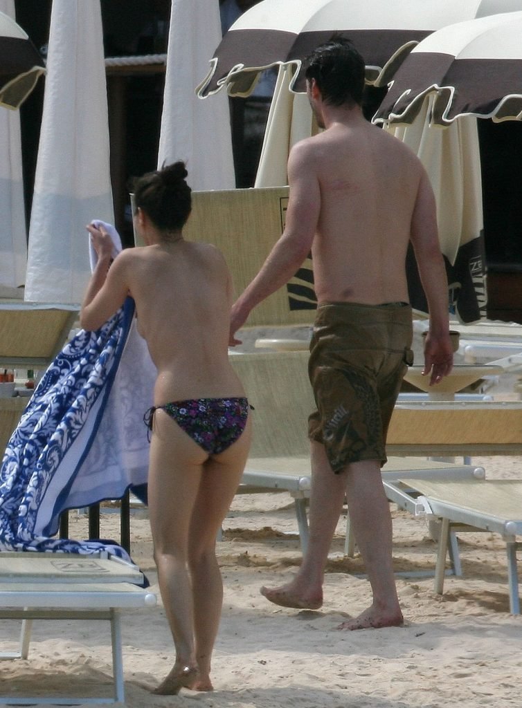 China Chow Goes Topless At The Beach (28 Photos)